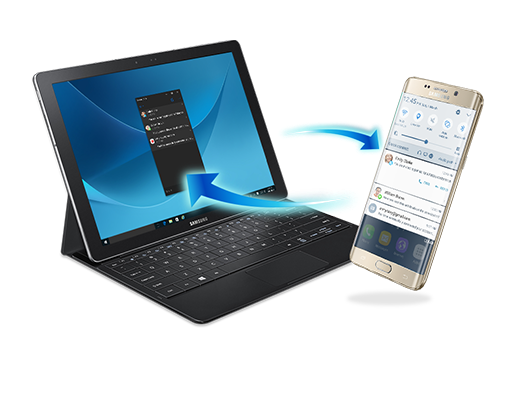 Sync notifications between your Galaxy smartphone and TabPro S image