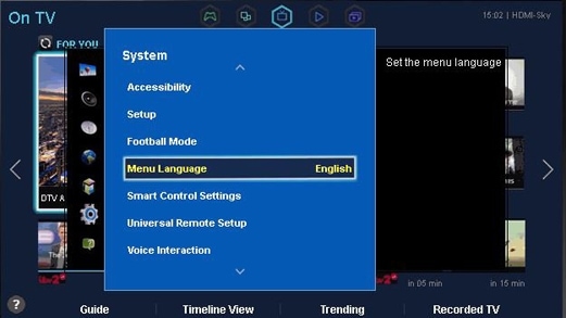 how do i change the menu language on my samsung tv - how to change your language on fortnite switch