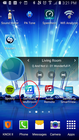 How do I update the software on my speakers using the Multiroom App?