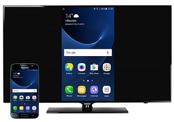 How to open the screen mirroring connection on your Samsung smartphone or tablet, and on your Samsung TV