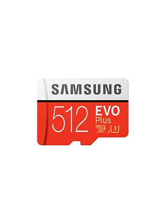 512 GB 어댑터와 EVO microSD 카드입니다. 