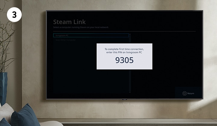 steam link samsung smart tv