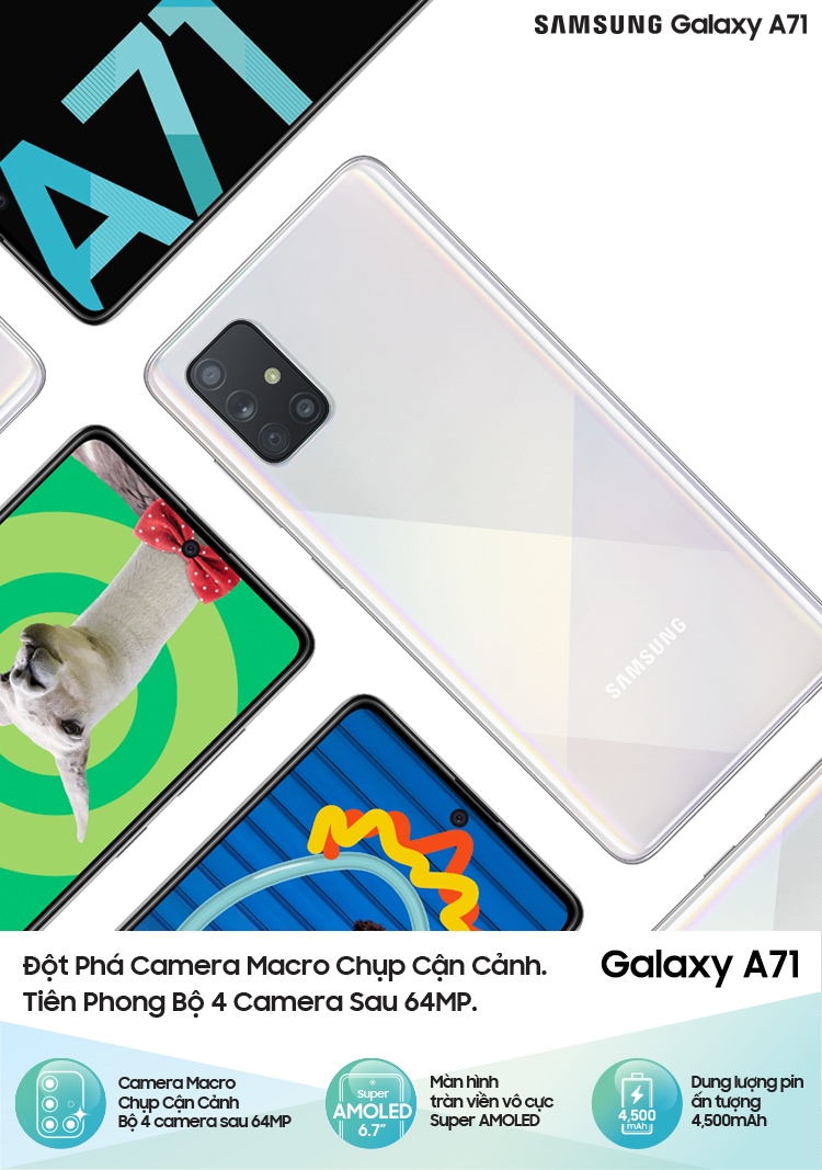 Chụp cận cảnh trên Galaxy A71: Với tính năng zoom kỹ thuật số 30x, bạn có thể chụp cận cảnh những đối tượng mà không cần tiếp cận quá gần để đảm bảo an toàn và bảo vệ thiết bị. Chiếc điện thoại Samsung Galaxy A71 ngày càng khẳng định thế mạnh của mình trong lĩnh vực chụp ảnh cận cảnh, mang lại trải nghiệm tuyệt vời cho người dùng.