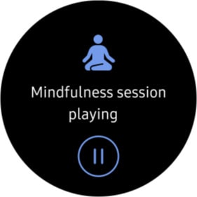 Mindfulness session is playing.