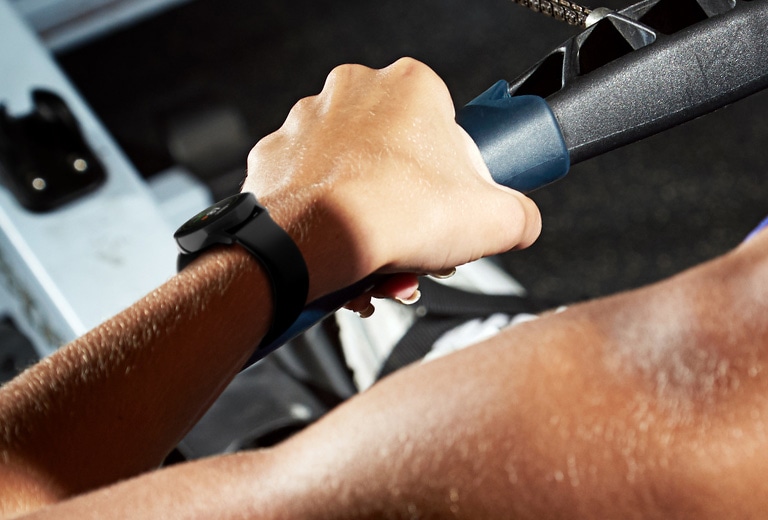 Galaxy Watch Active can automatically detect activity on the rowing machine.