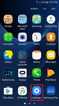 Screenshot from smartphone
