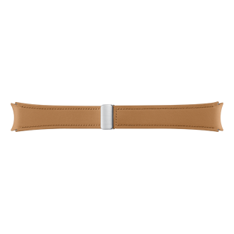 Galaxy Watch6 D-Buckle Hybrid Eco-Leather Band (M/L) Camel 