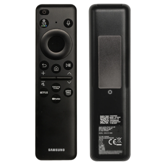Solar Cell TV Remote Control For QLED & OLED TV Models Black