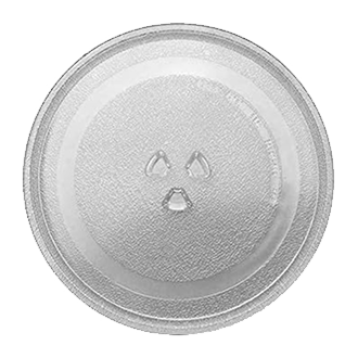 Microwave Oven Glass Turntable Black