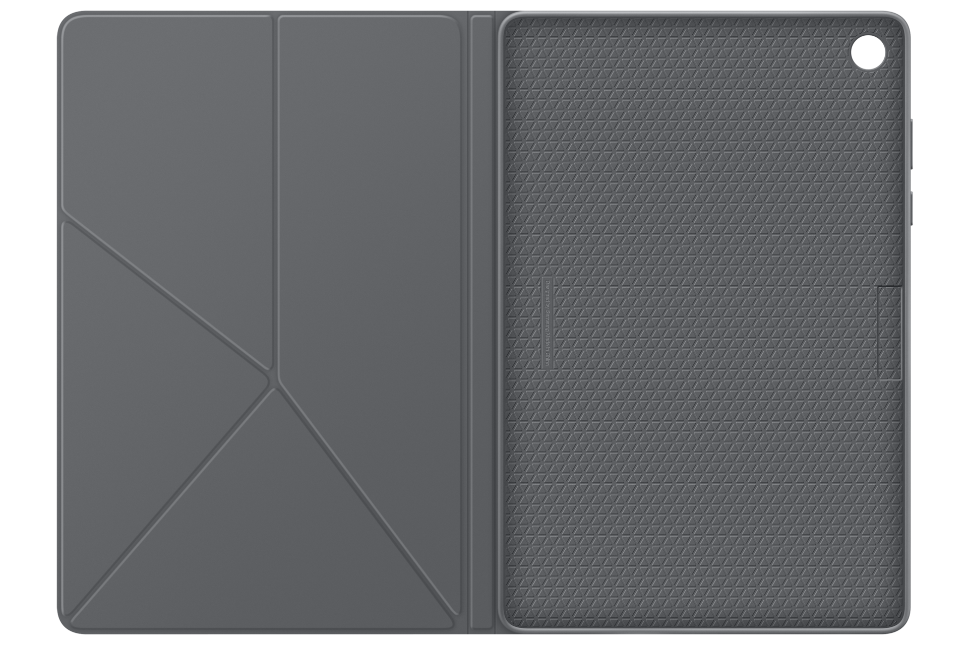 Galaxy Tab A11+ Book Cover Front-Open-Cover-Only Black 