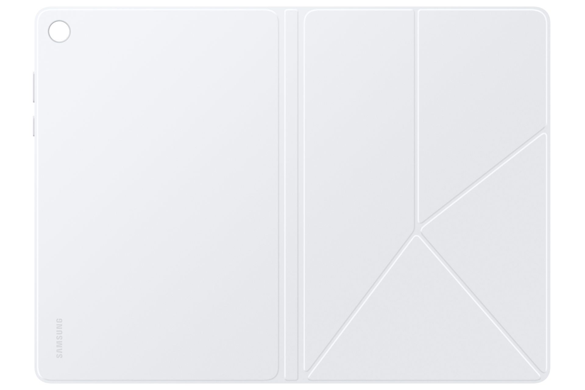Galaxy Tab A11+ Book Cover Back-Open-Cover-Only2 White 
