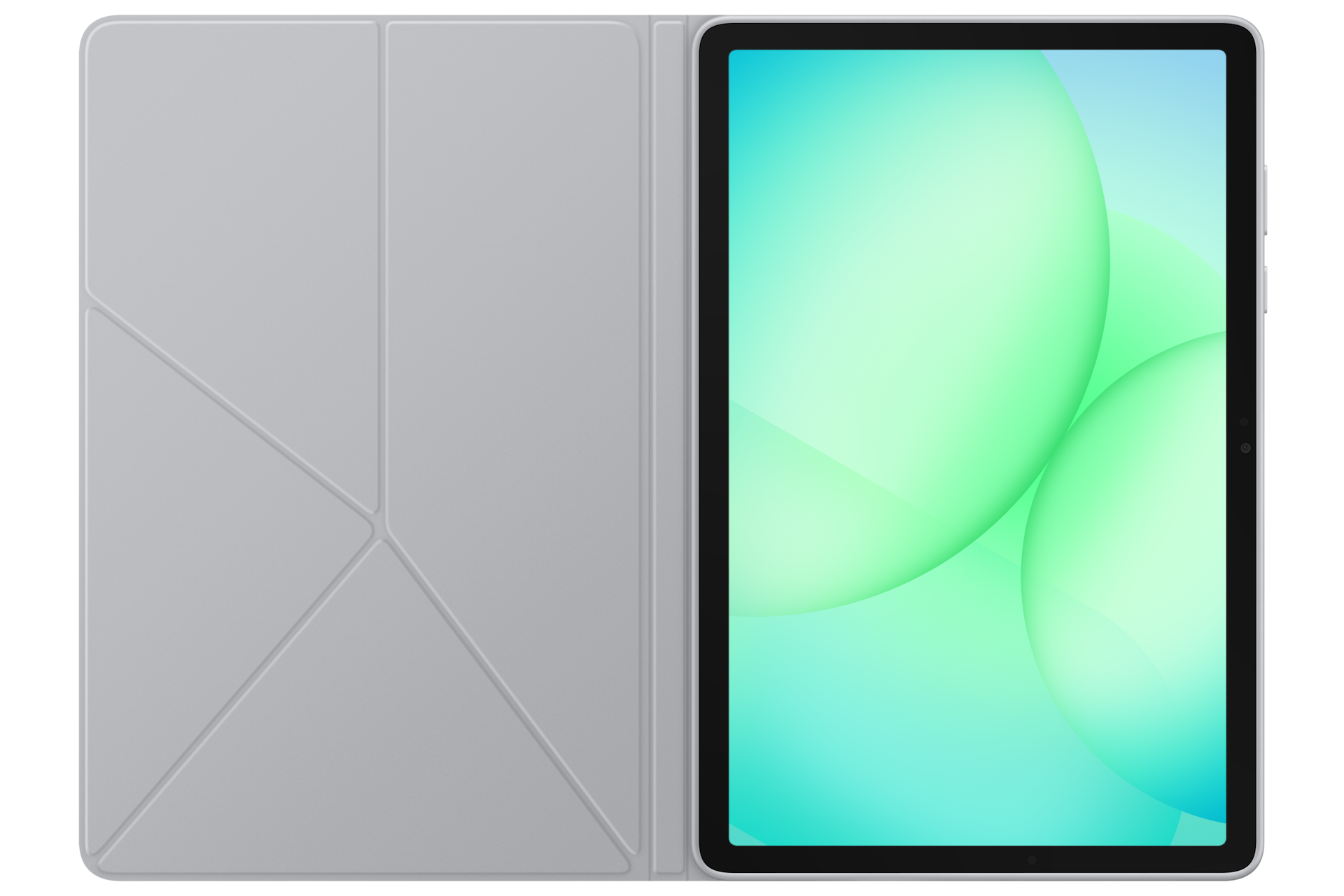 Galaxy Tab A11+ Book Cover Front-Open White 