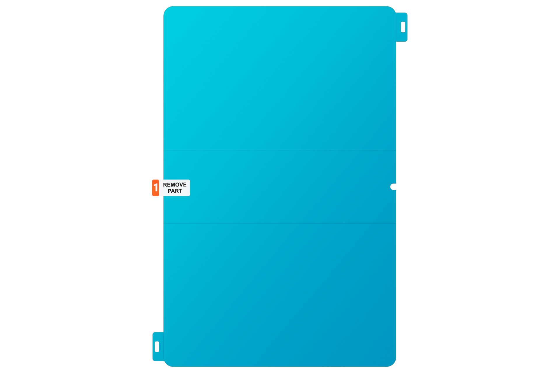 Anti-Reflecting Screen Protector for Galaxy Tab S12+ Front2 Transparent 