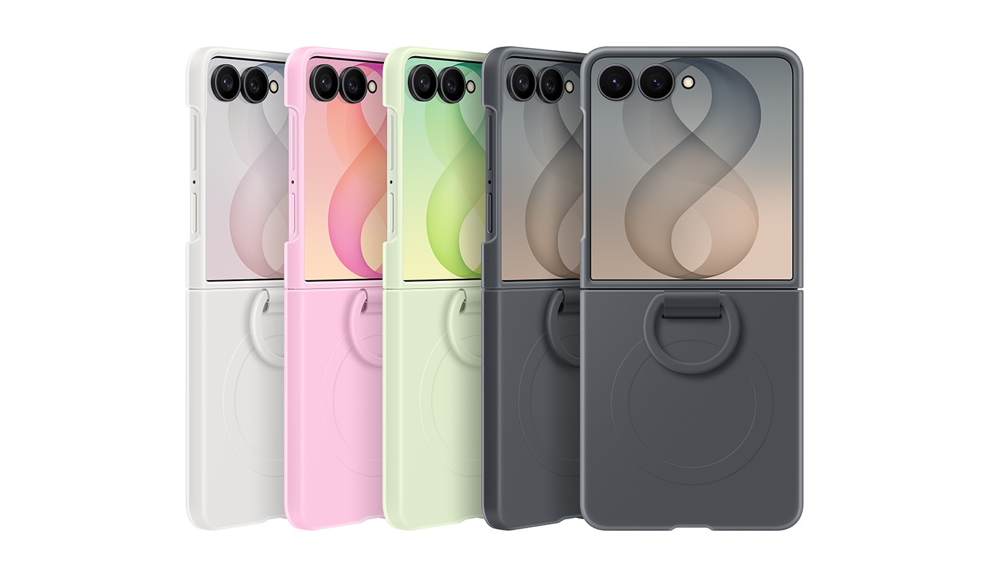 Samsung Galaxy Z Flip8 Silicone Ring Magnet Case