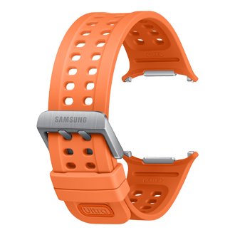 Marine Band (S/M/L) for Galaxy Watch Ultra2 Back-Perspective Orange 