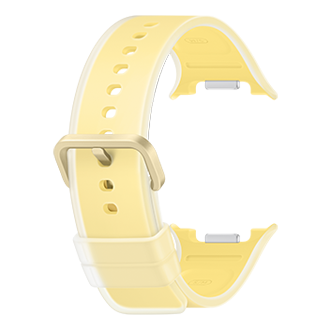 Misty Band (S/M) for Galaxy Watch9 (Watch8) Back-Perspective Yellow 
