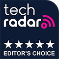 techradar Editor's Choice logo.