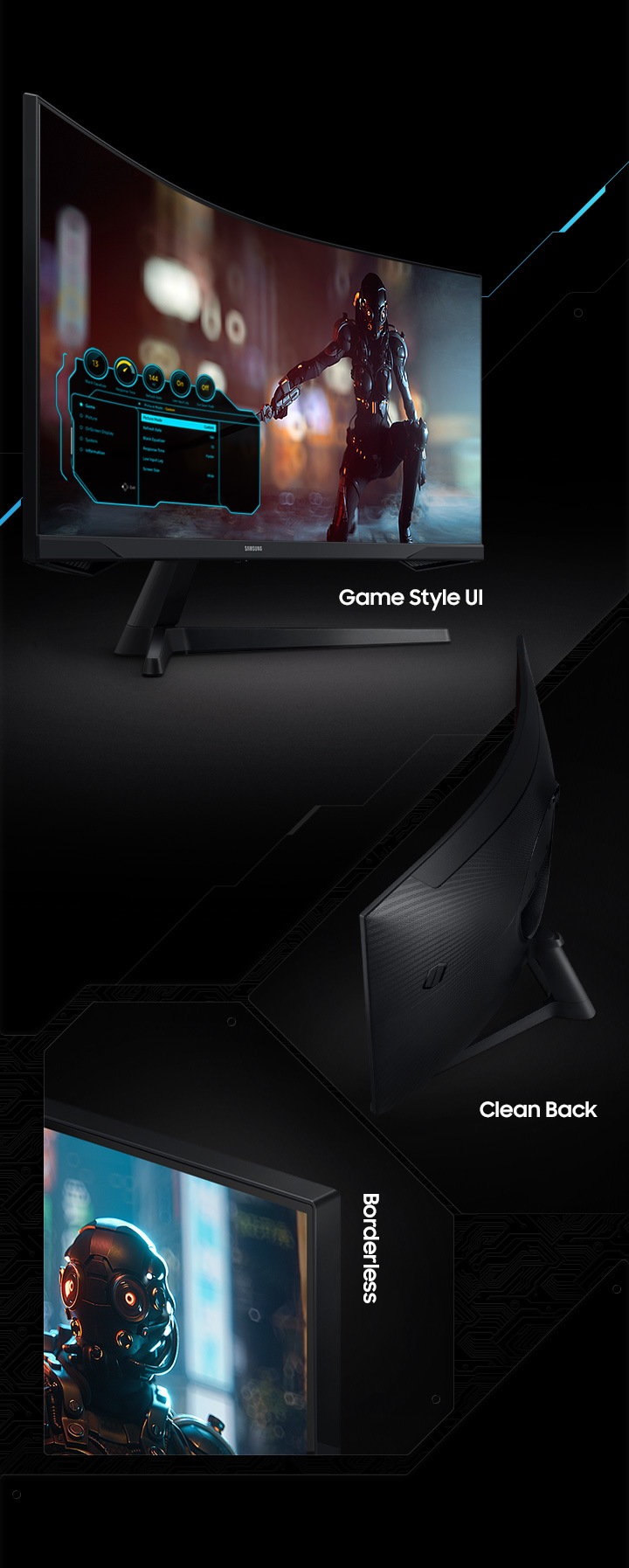 SAMSUNG ODYSSEY G5 32'' Ecran PC Gaming Incurvé 1000R