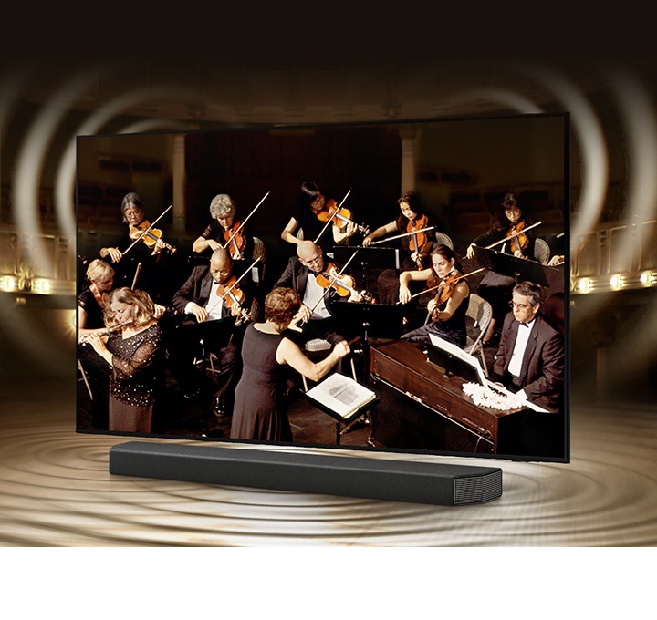 TV and soundbar orchestrated in perfect harmony