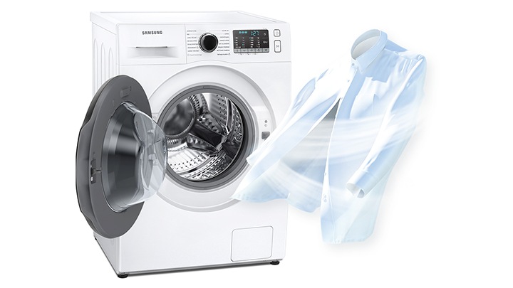 Front Load Washer Dryer Combo 8 KG Inox Samsung Gulf