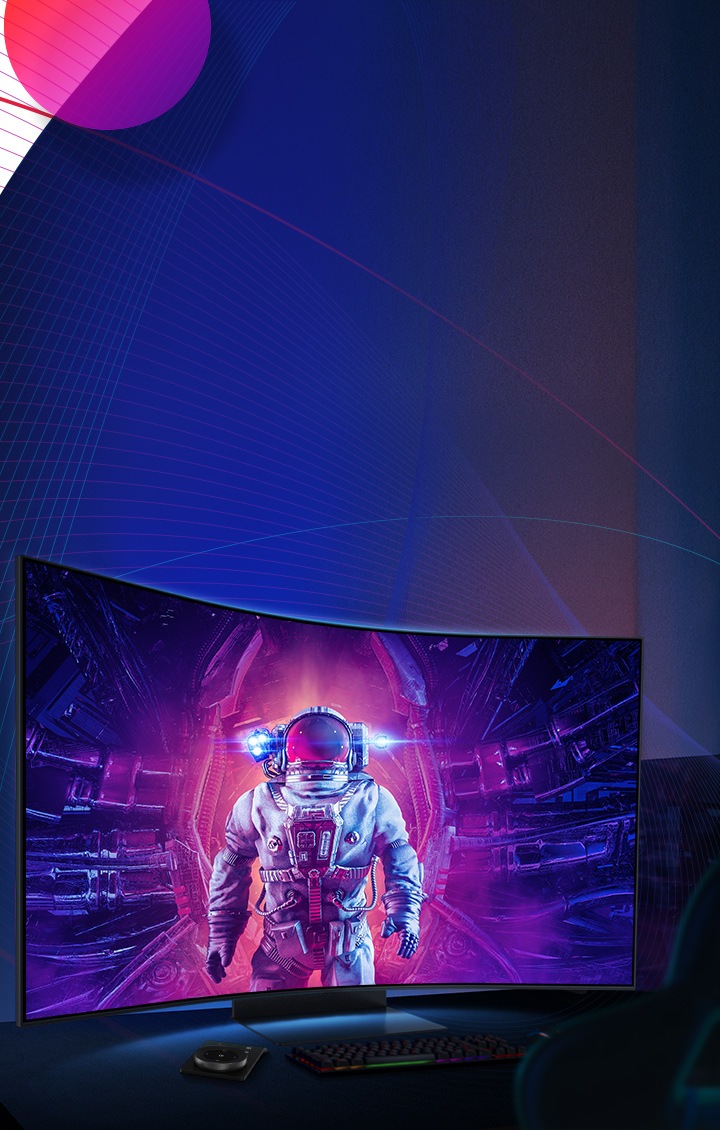 Gaming Monitor 55 inch Odyssey Ark by Samsung - Dimensiva