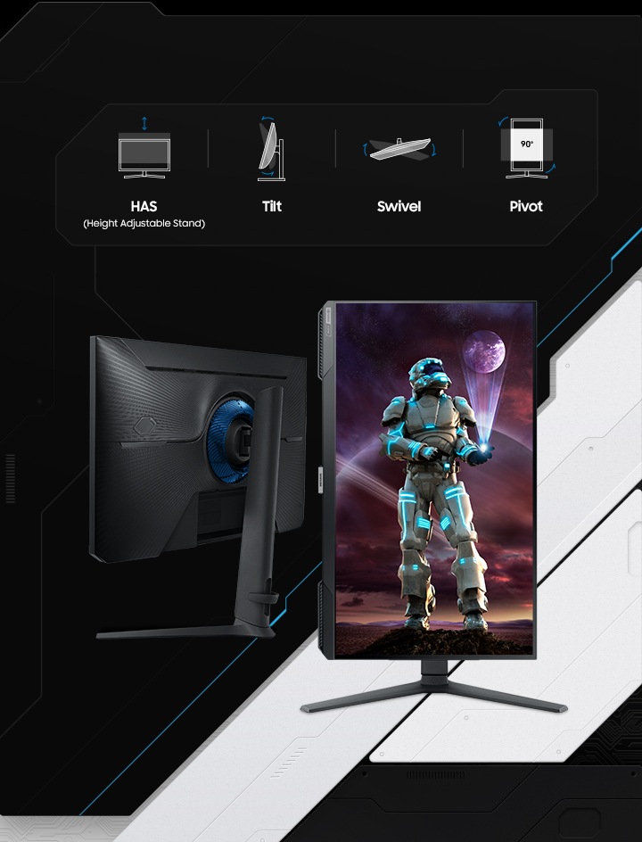 25 Inch IPS Monitor with FHD Display - Black | Samsung Gulf
