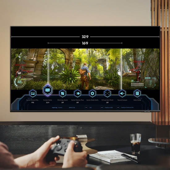 SAMSUNG Smart TV Class OLED 4K S90C Series Quantum HDR de 55 pulgadas,  sonido de seguimiento de objetos Dolby Atmos, ultra delgado, Q-Symphony  3.0