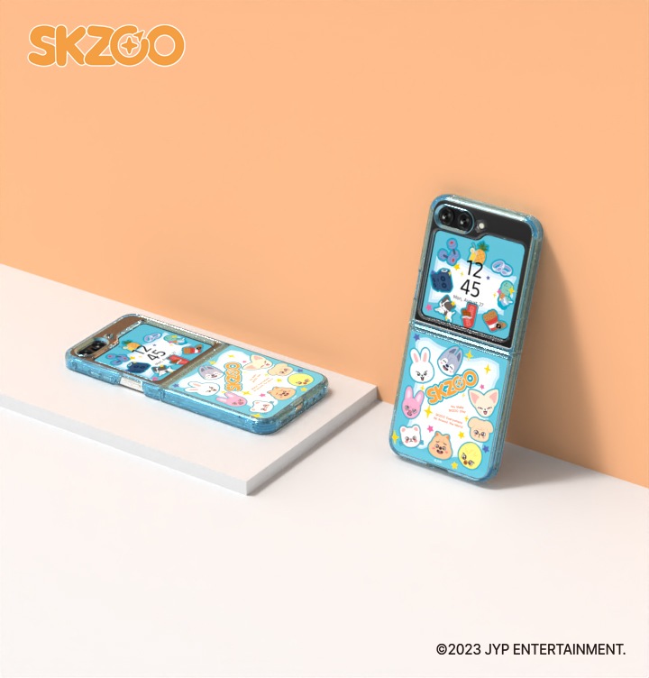 SKZOO Star Eco-Friends Case for Galaxy Z Flip5 Mint | Samsung Gulf