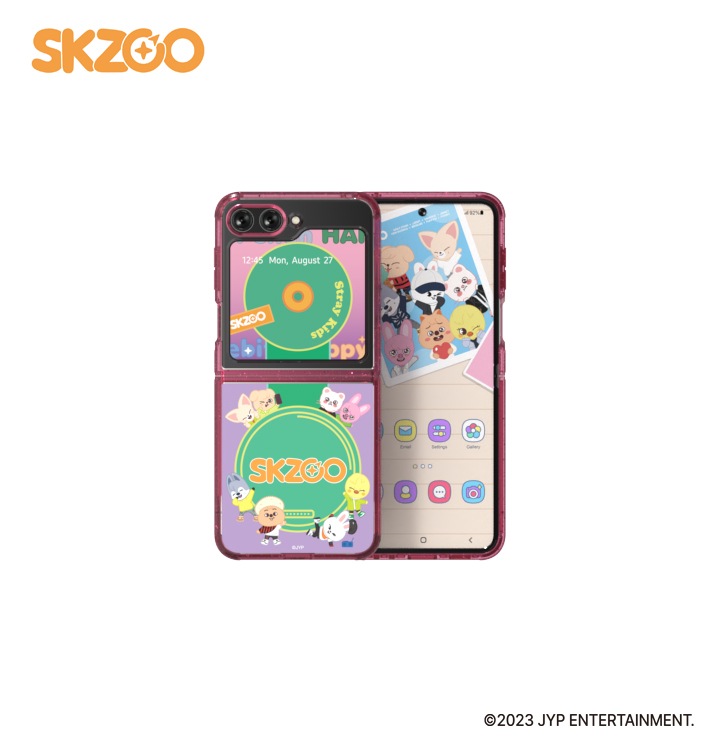 K-POP・アジア Samsung skzoo SKZOO CD Eco-Friends Case for Galaxy Z Flip5 Violet | Samsung Gulf