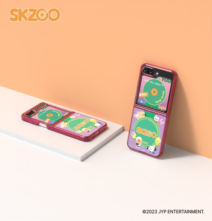 K-POP・アジア Samsung skzoo SKZOO CD Eco-Friends Case for Galaxy Z Flip5 Violet | Samsung Gulf