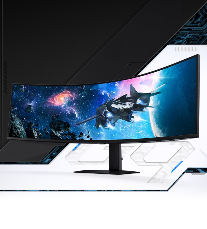 Samsung 49 Inch Monitor - Odyssey Curved Gaming | Samsung Gulf