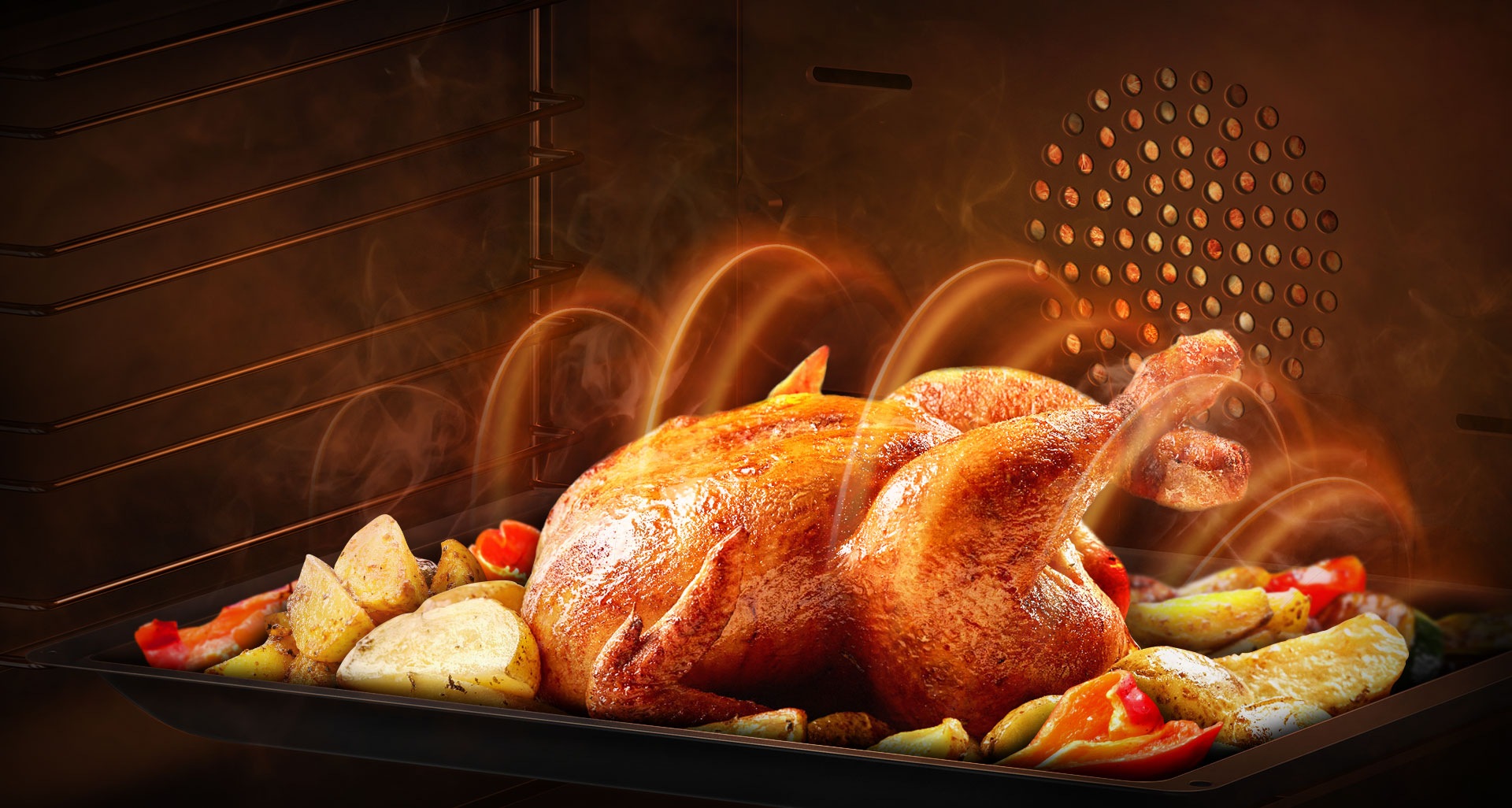 Even and thorough oven cooking
