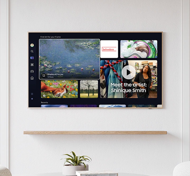 Samsung The Frame LS03D TV - 85 Inch, Black | Samsung Gulf