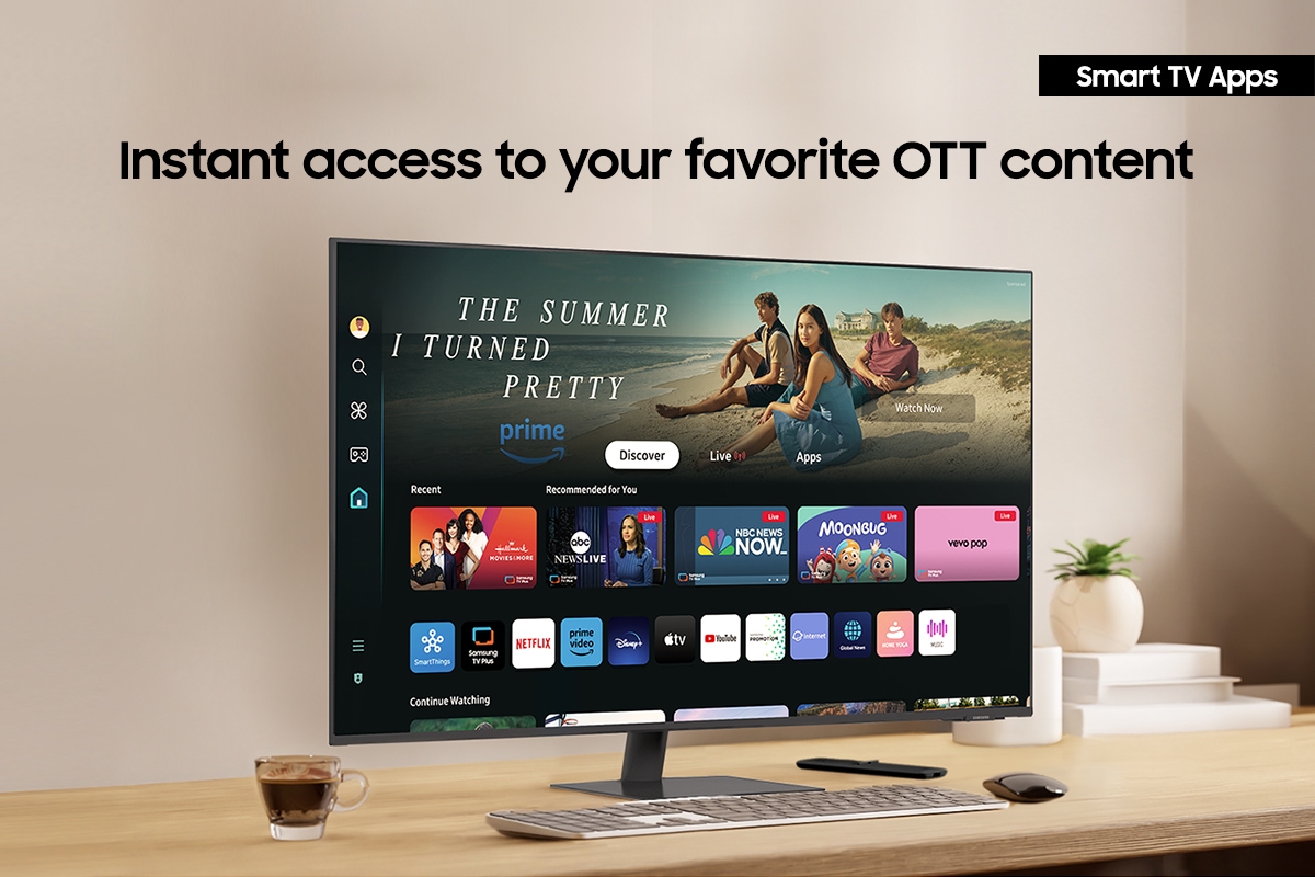 Instant access to favorite OTT content via Smart TV Apps.