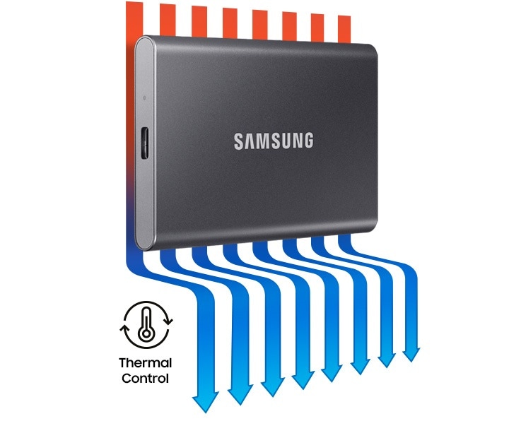 Samsung Portable SSD T7 TB, Gray Samsung Gulf