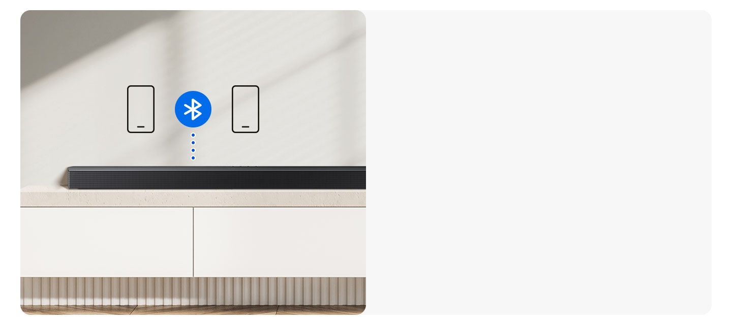 ae feature bluetooth  multi connection 547075467?$FB TYPE K JPG$ - Samsung B-series Soundbar HW-B750F 5.1 ch Subwoofer