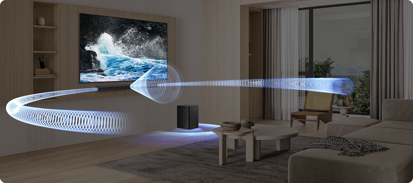 ae feature  nbsp 547075475?$FB TYPE A JPG$ - Samsung B-series Soundbar HW-B750F 5.1 ch Subwoofer