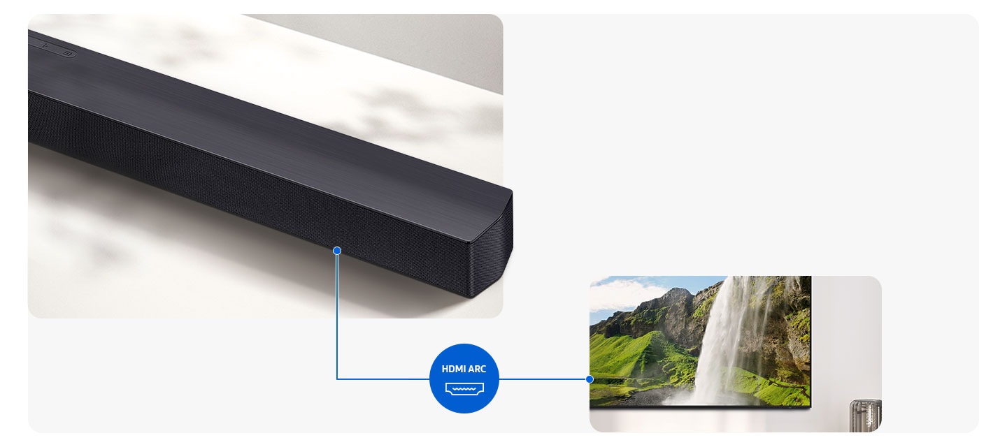 ae feature hdmi arc 547174665?$FB TYPE K JPG$ - Samsung B-series Soundbar HW-B450F 2.1 ch Subwoofer