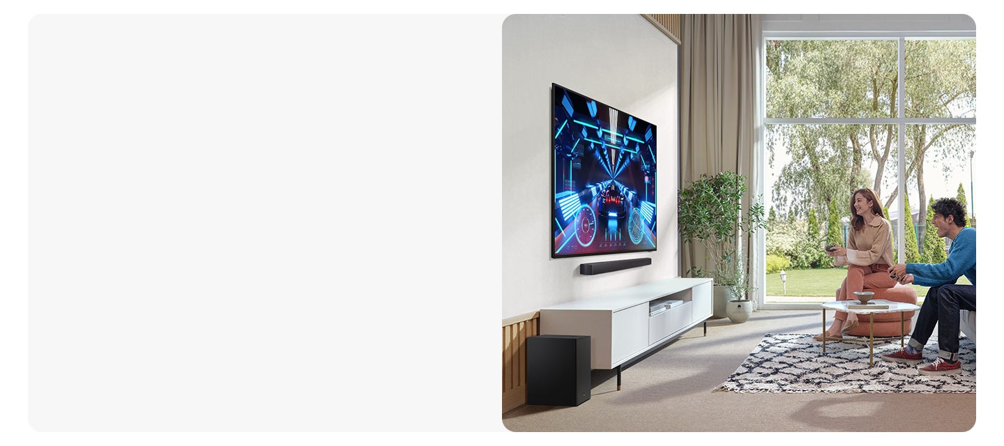 ae feature game mode 547174697?$FB TYPE K JPG$ - Samsung B-series Soundbar HW-B450F 2.1 ch Subwoofer