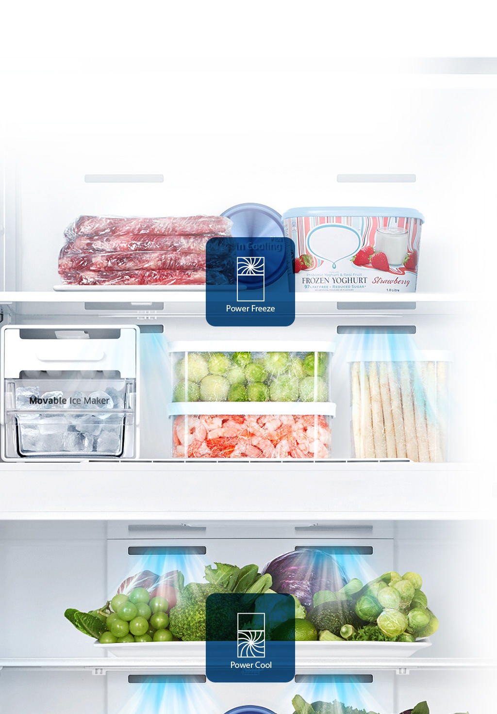 Top Mount Freezer With Twin Cooling 585l Samsung Gulf