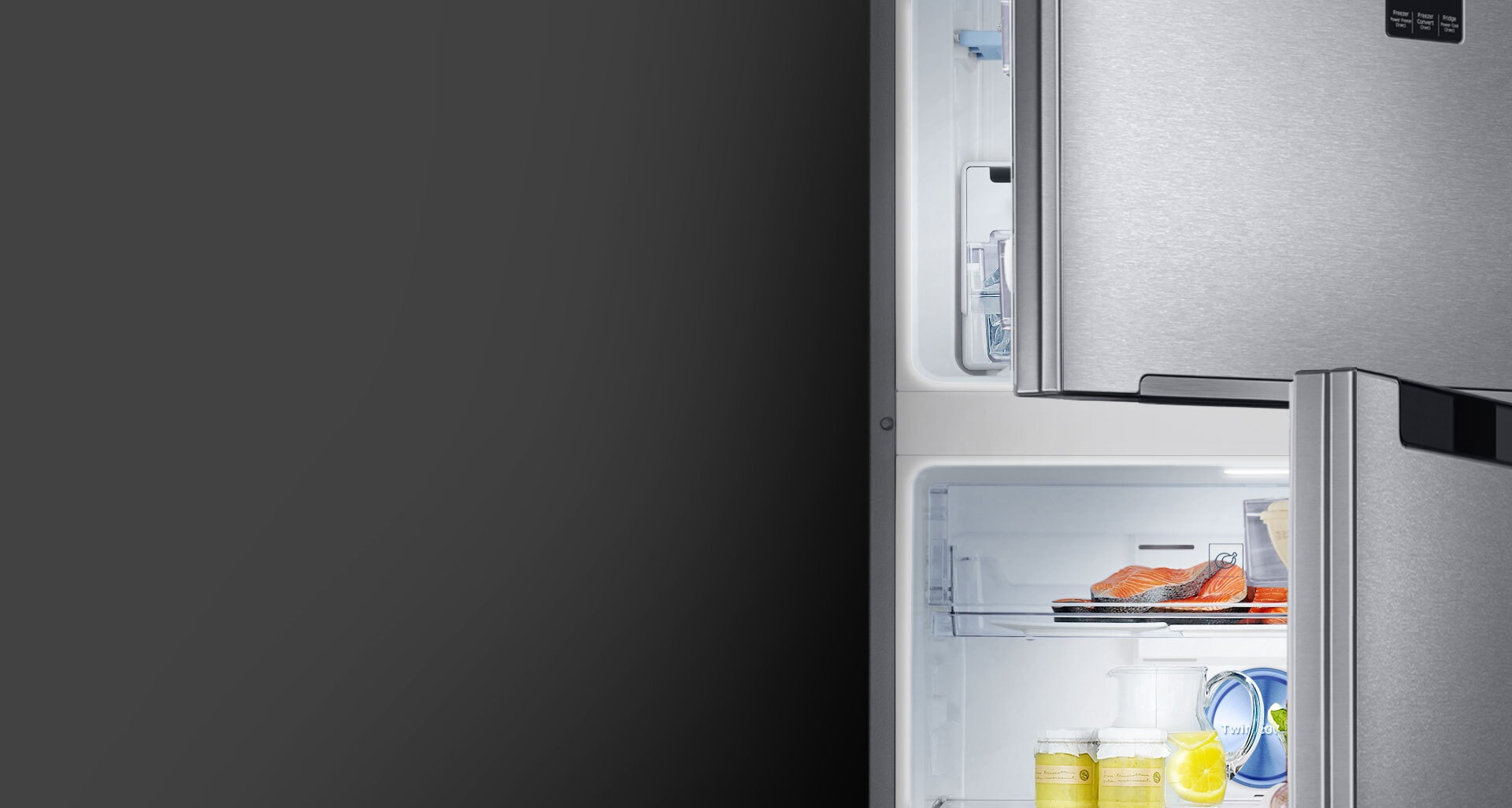 Samsung Refrigerator with Twin Cooling | RT42K5110SP