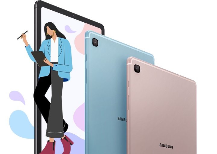 Galaxy Tab S6 Lite (2022 Edition) LTE, Blue | Samsung Gulf
