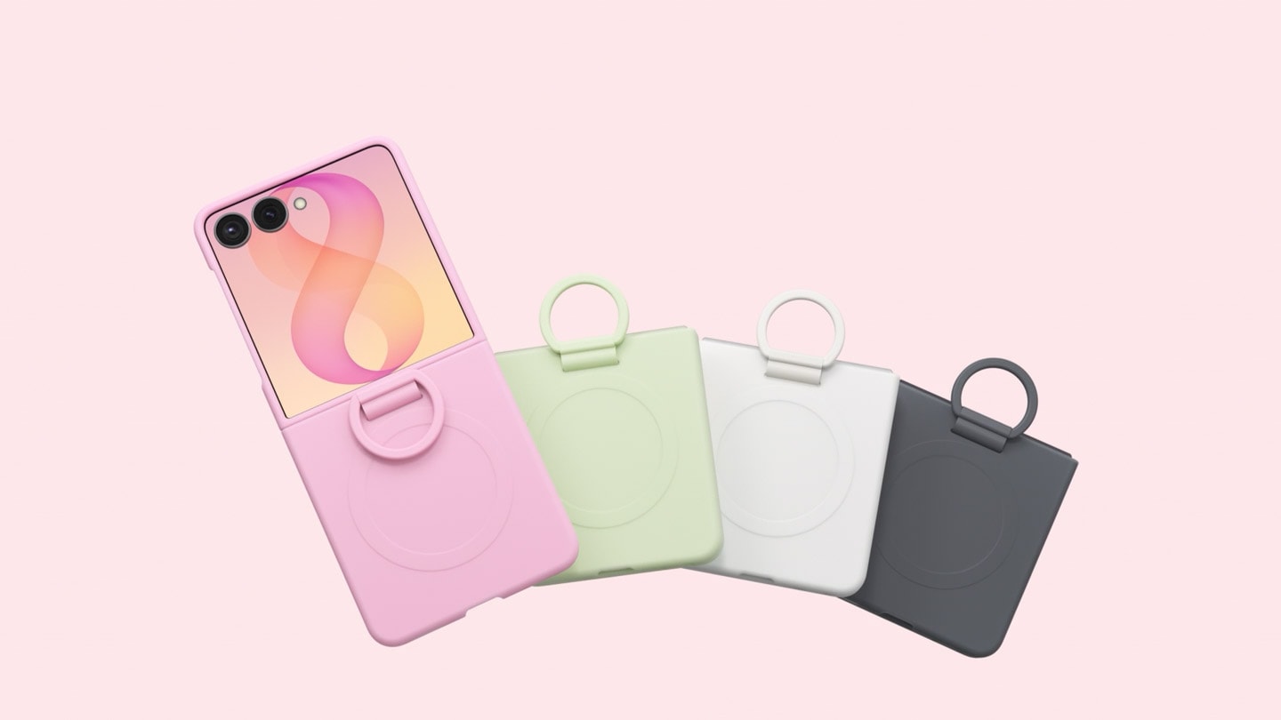 Samsung Galaxy Z Flip8 Silicone Ring Magnet Case