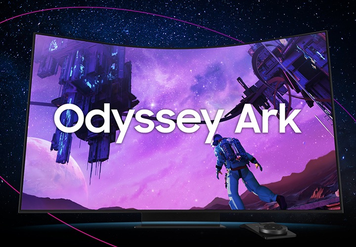 55” Odyssey Ark 4K UHD 165Hz 1ms Quantum Mini-LED Curved Gaming Screen