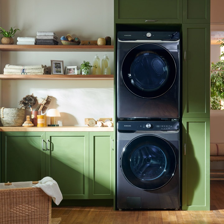 Samsung washer deals and dryer stack