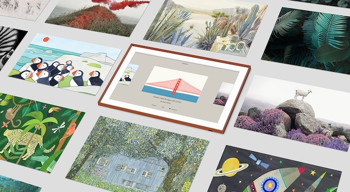 Enjoy 4-month free subscription to The Art Store with every purchase of The Frame