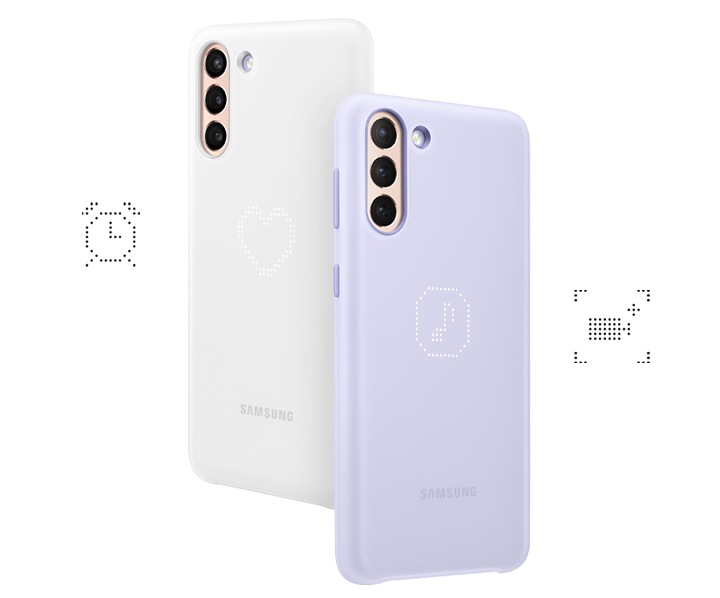 Samsung S21 Led Case Galaxy S21 Plus 5G Smart LED Back Cover