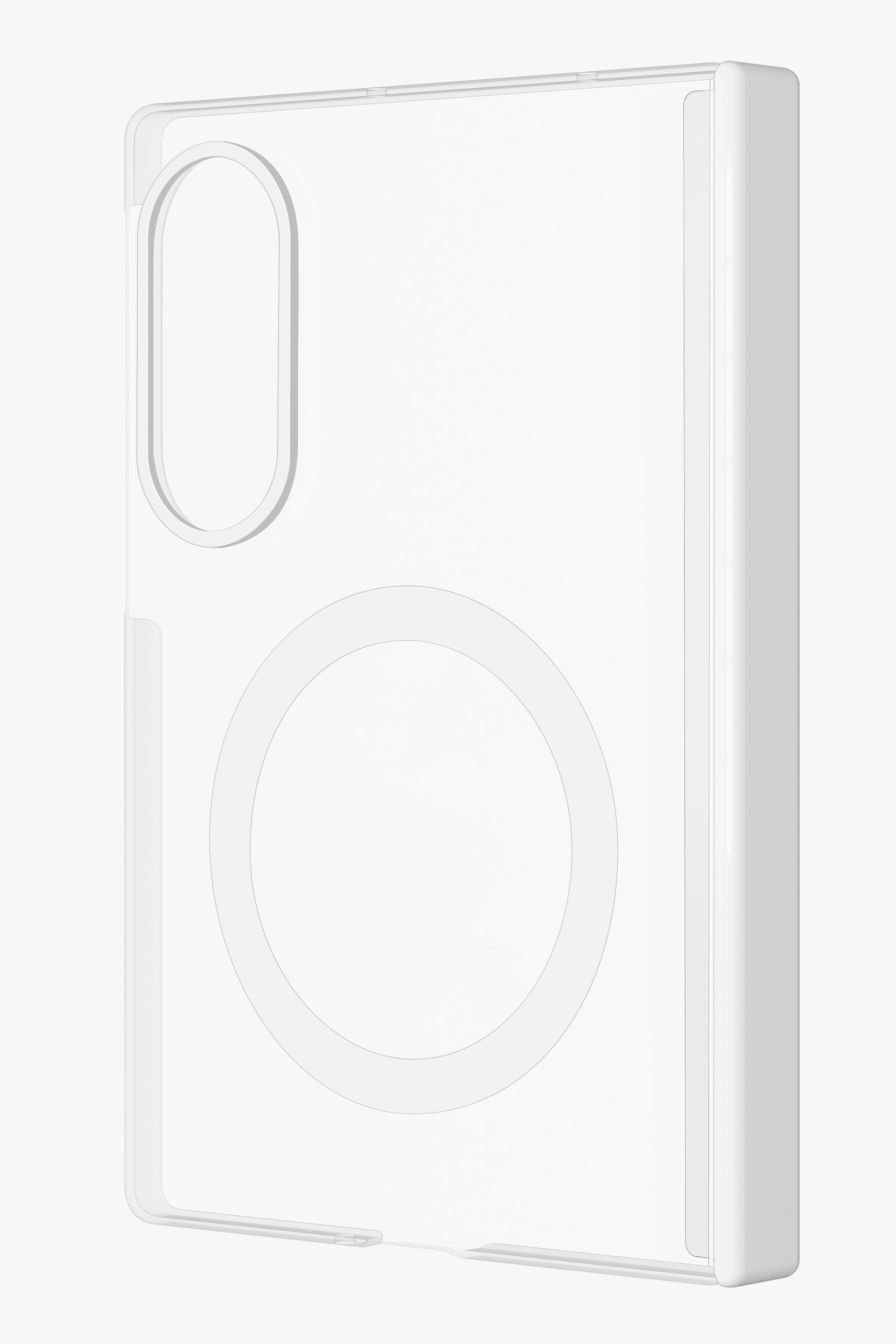 Galaxy Z Fold8 Hinge Protection Magnet Case Side Transparent 