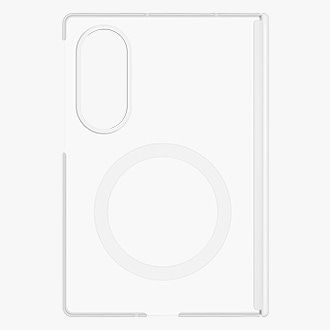 Galaxy Z Fold8 Hinge Protection Magnet Case Front Transparent 