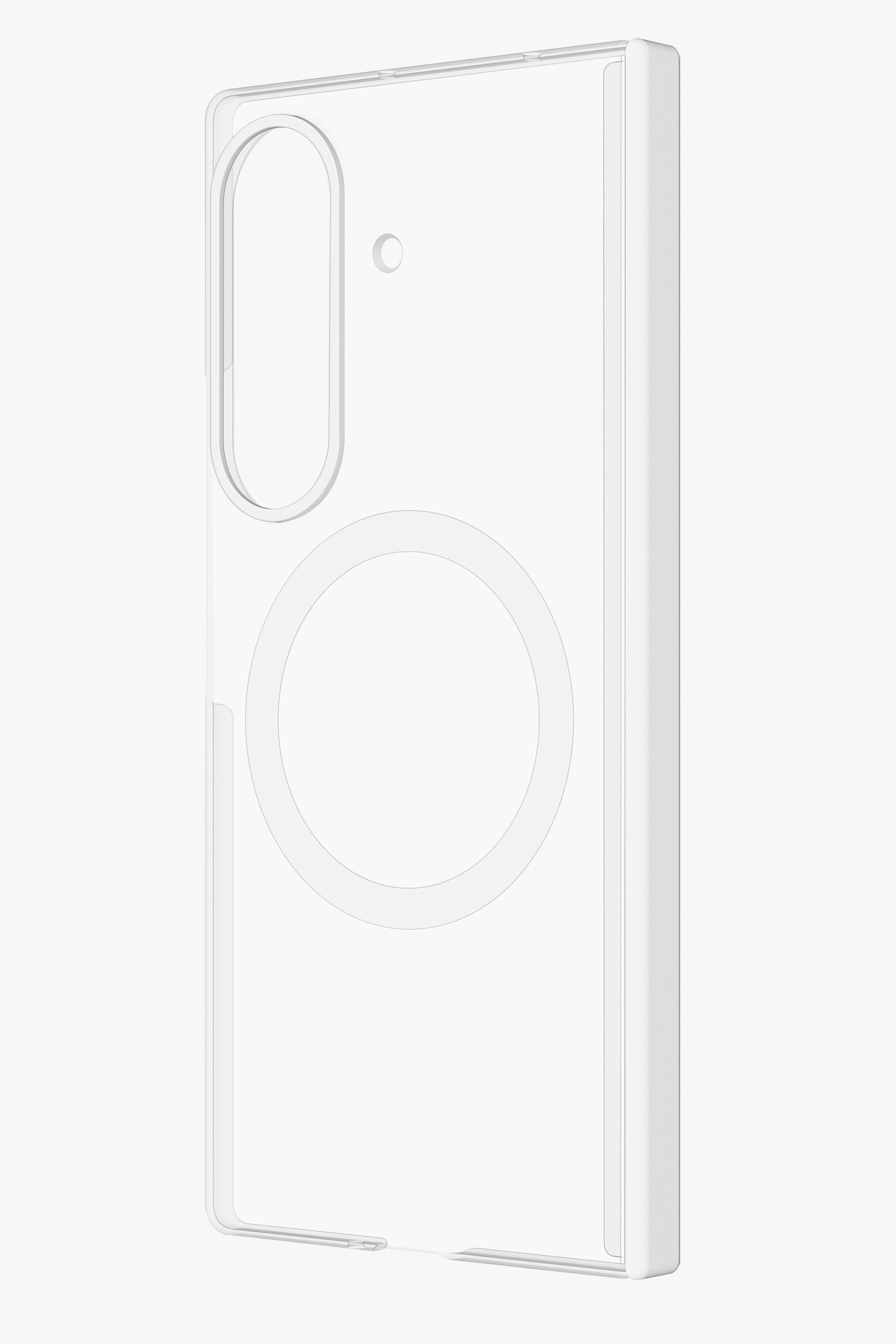 Galaxy Z Fold8 Ultra Hinge Protection Magnet Case Side Transparent 